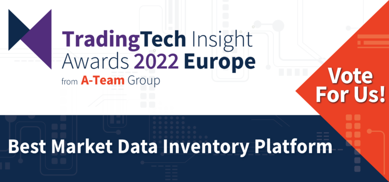 Best Market Data Inventory Platform - TTIA Europe 2022