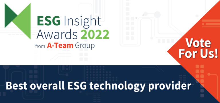 ESG Insight Awards 2022 - Best Overall ESG Technology Provider
