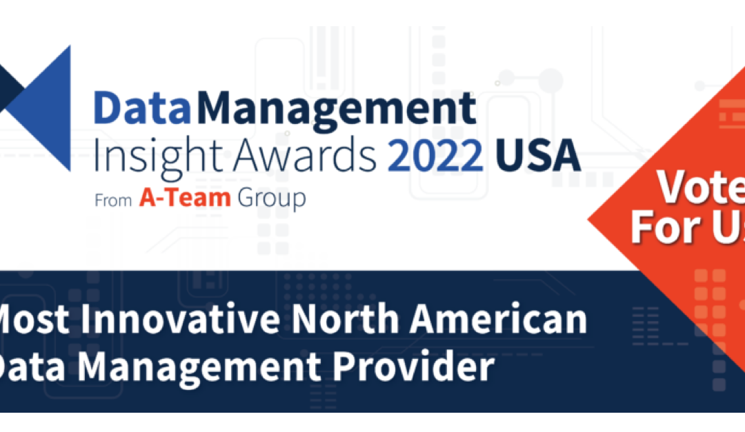 Most Innovative North America Data Management Provider – Shortlist – Data Management Insight USA Awards