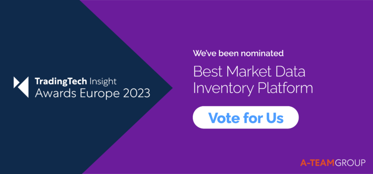 Best Market Data Inventory Platform – Shortlist – TradingTech Insight Awards Europe 2023