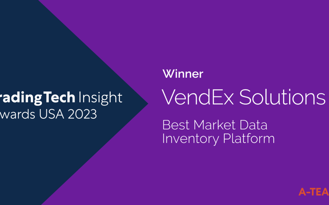 VendEx Solutions wins Best Market Data Inventory Platform