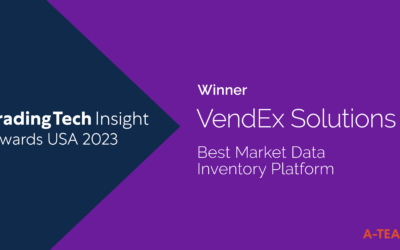 VendEx Solutions wins Best Market Data Inventory Platform